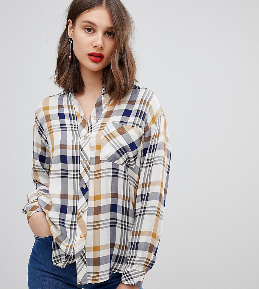 Warehouse checked shirt in multi