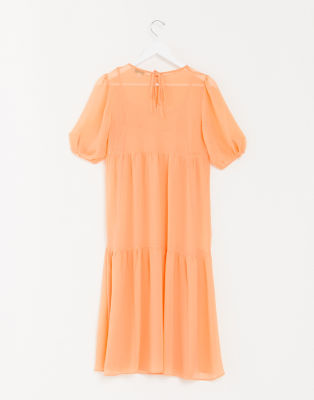 eileen fisher jersey midi dress