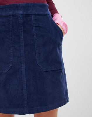 warehouse navy cord dress