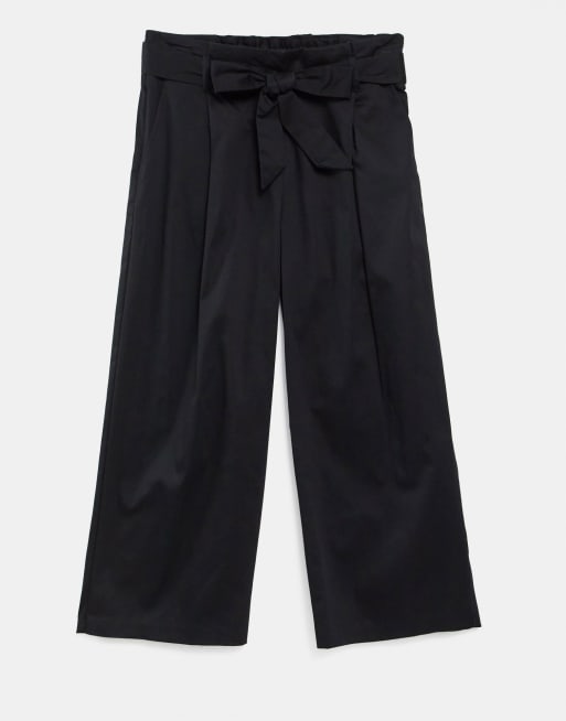 AllSaints Fran cuffed pants in black