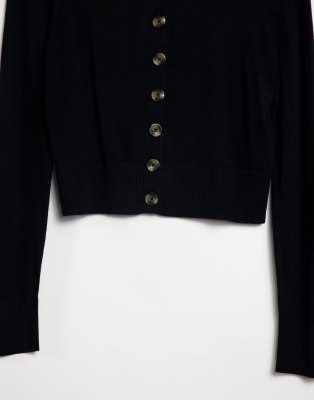 warehouse black cardigan