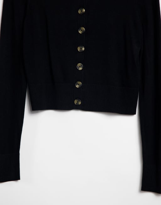 Warehouse 2025 black cardigan