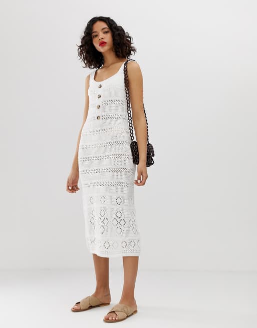 Warehouse 2025 crochet dress