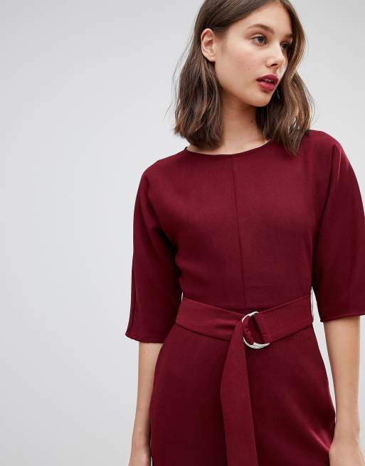 Warehouse on sale burgundy dress