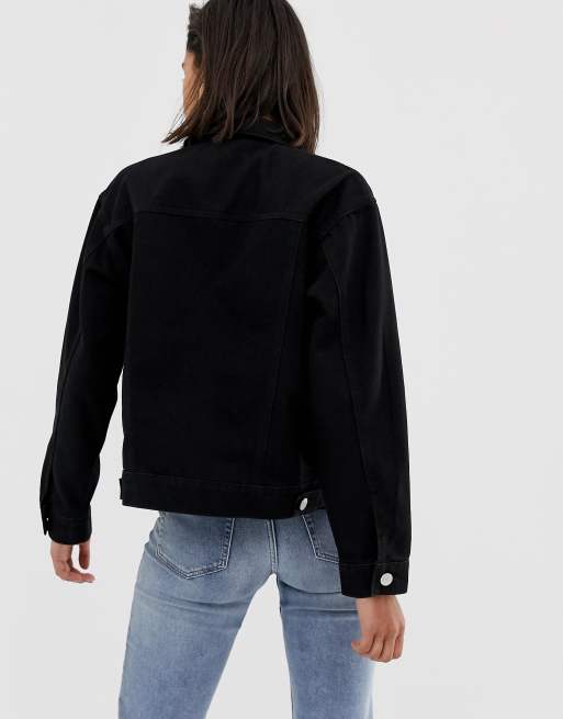 Warehouse black 2025 denim jacket