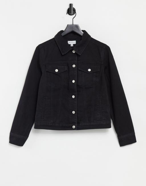 Warehouse denim jacket in black | ASOS