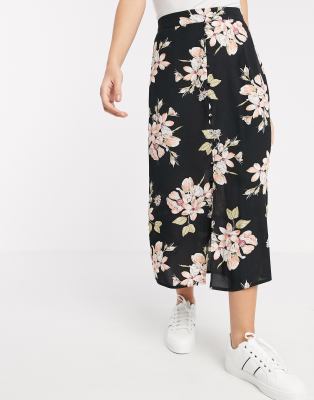 warehouse floral skirt