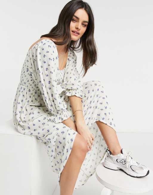 Warehouse white cheap floral dress