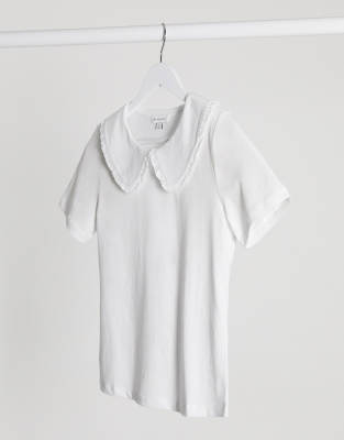 peter pan collar t shirt