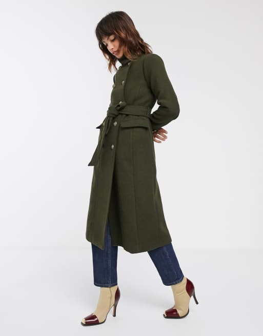 Warehouse 2025 khaki coat