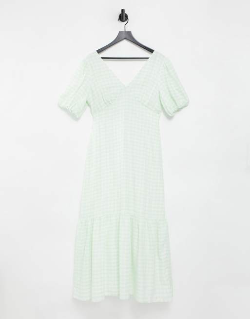 Warehouse puff sleeve outlet dress