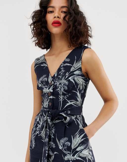 Warehouse store tropical jumpsuit