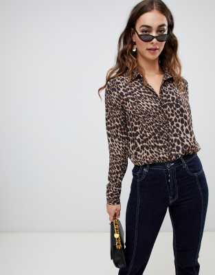 animal print top asos