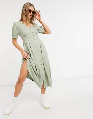 Warehouse white shop linen dress