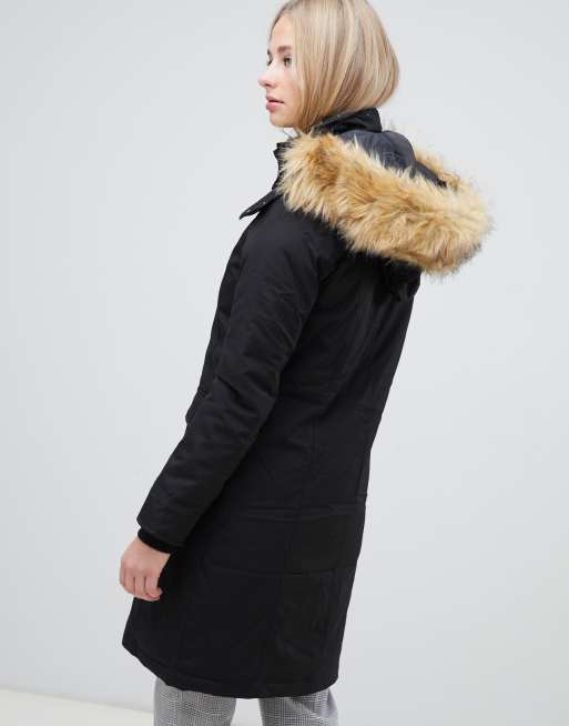 Warehouse longline padded outlet coat