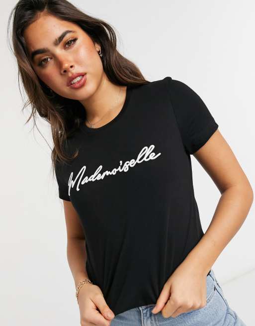 Tee shirt mademoiselle hot sale