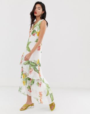 warehouse tropical dress