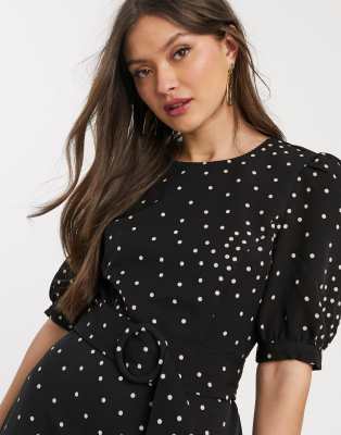 warehouse polka dress