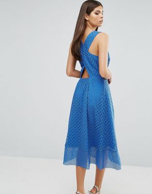 Warehouse Occasion Skater Dress With 