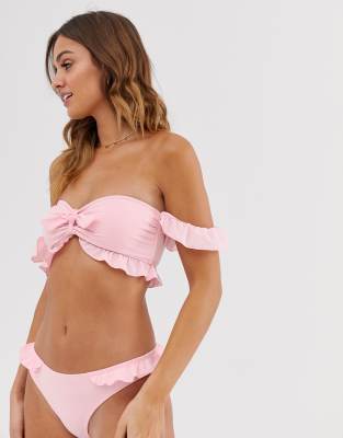 off the shoulder bikini