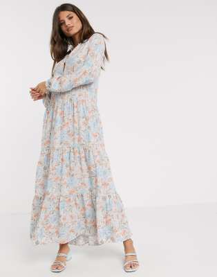 warehouse floral mini shirt dress