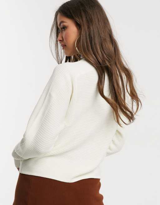 Warehouse shop white jumper