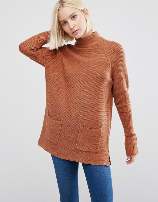 Warehouse Patch Pocket Tunic Jumper