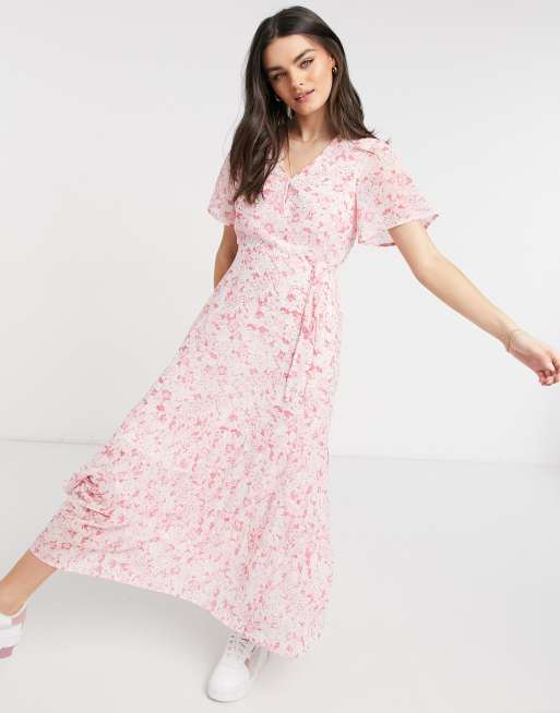 Warehouse pink outlet dress