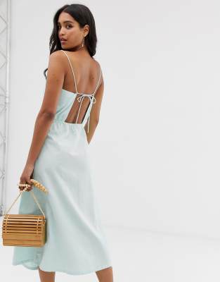 warehouse linen dress