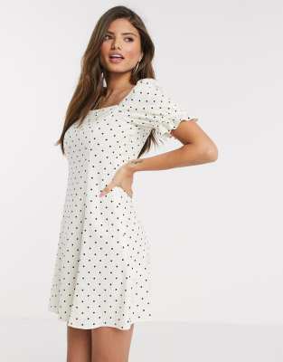 warehouse polka dress