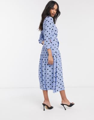 Blue Spotted Dress