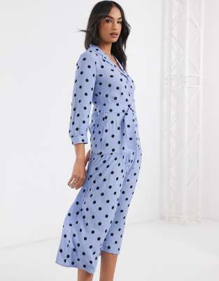 Blue Spotted Dress