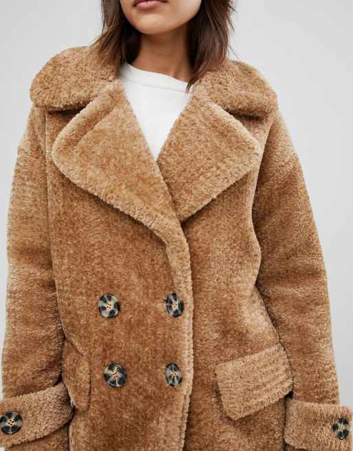 Asos warehouse 2024 teddy coat