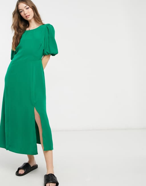 Warehouse 2025 green dress