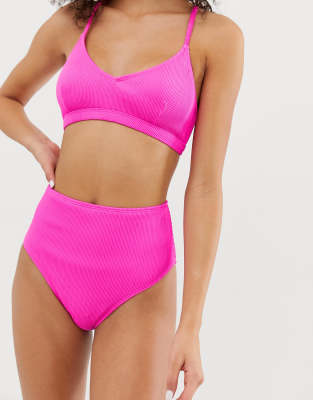 hot pink bathing suit bottoms