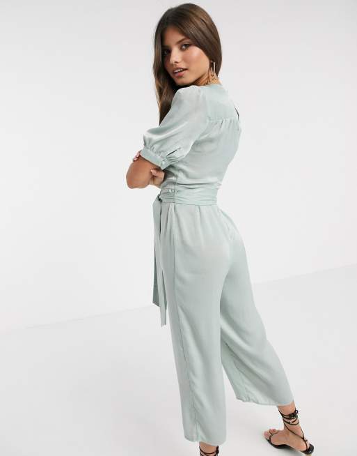 Warehouse store green jumpsuit