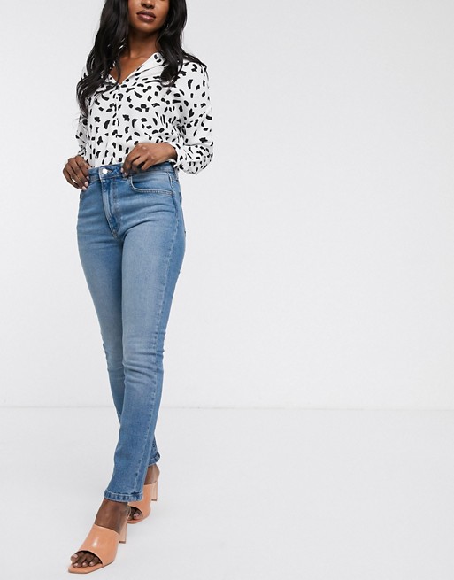 Warehouse sculpt high rise skinny jeans