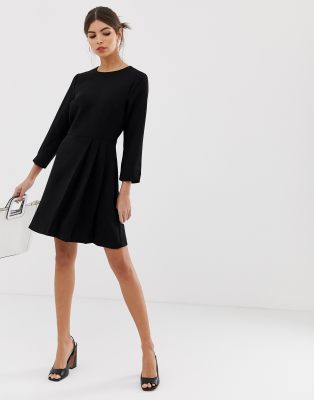 warehouse pleated shirt dress