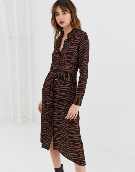 tiger shirt dress