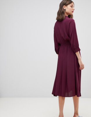 warehouse purple dress