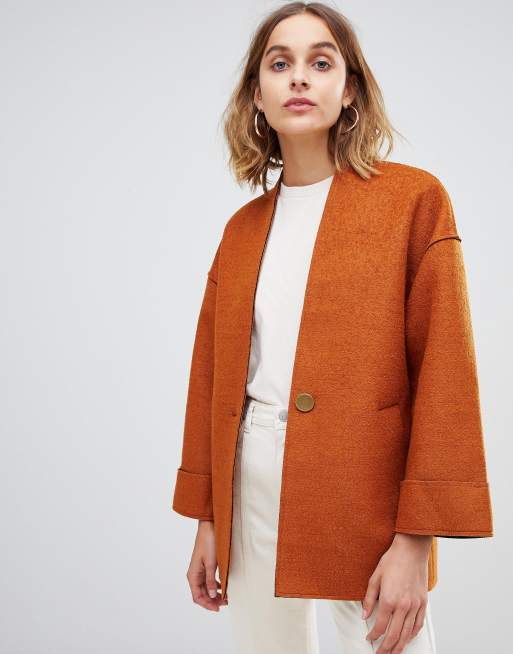 Warehouse 2025 tan coat