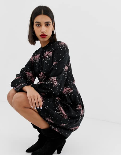 Warehouse star clearance print midi dress