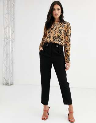 warehouse black trousers