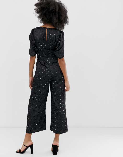 Warehouse polka best sale dot jumpsuit