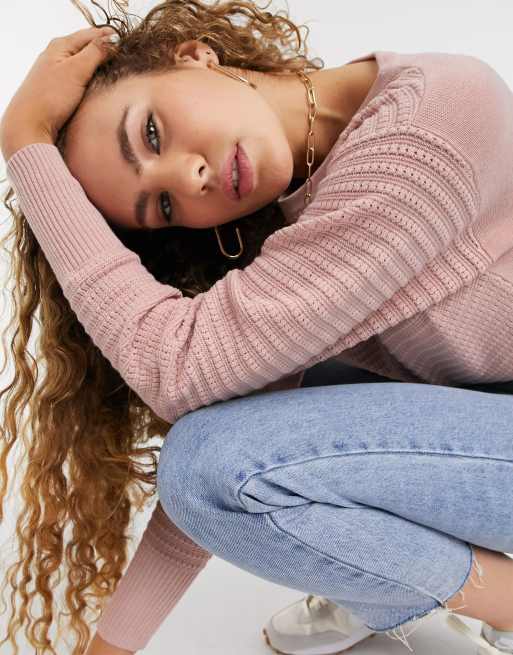 Warehouse deals pink jumper