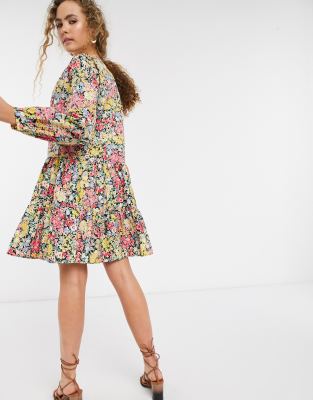 warehouse verity floral dress