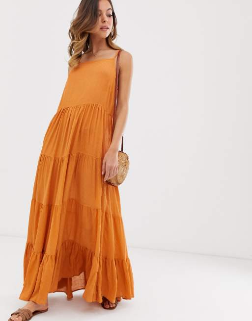 Warehouse orange outlet dress