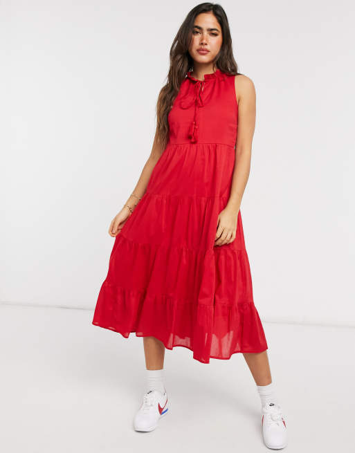 Warehouse shop tiered dress