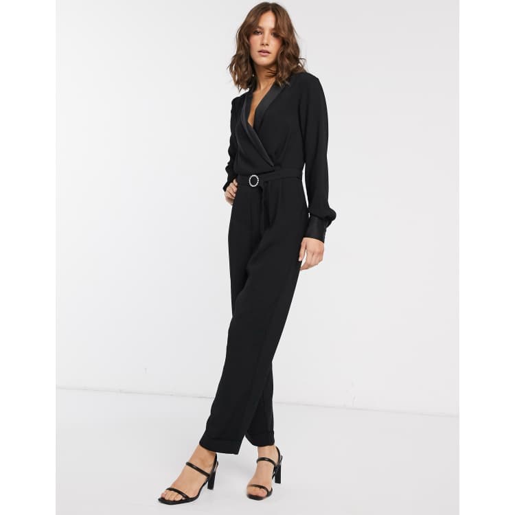 Tuxedo cheap playsuit black