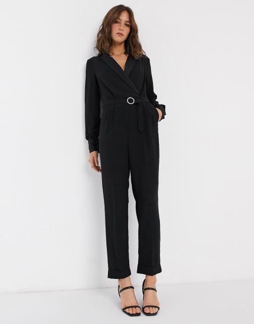 Black tuxedo cheap jumpsuit uk